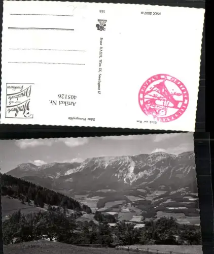 405126,Rax b. Payerbach Reichenau Bergkulisse