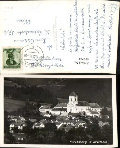 419241,Kirchberg am Wechsel Teilansicht