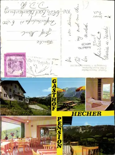 449129,Reichenau Gasthof Hecher Mehrbildkarte