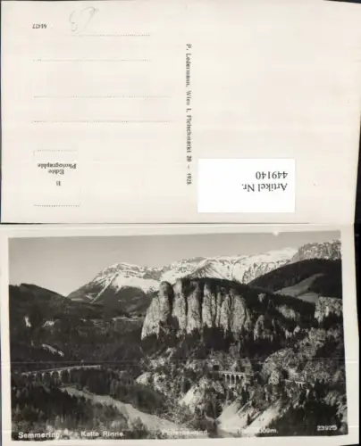 449140,Semmering Kalte Rinne Polleroswand m. Rax Bergkulisse