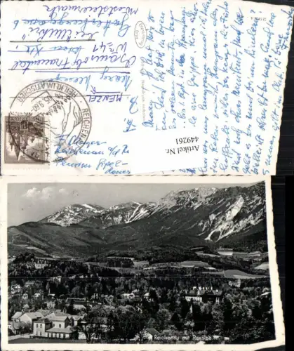 449261,Reichenau Teilansicht m. Raxalpe Bergkulisse