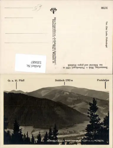 535687,Semmering Pinkenkogel in Mürztal Stuhleck Steinhaus am Semmering