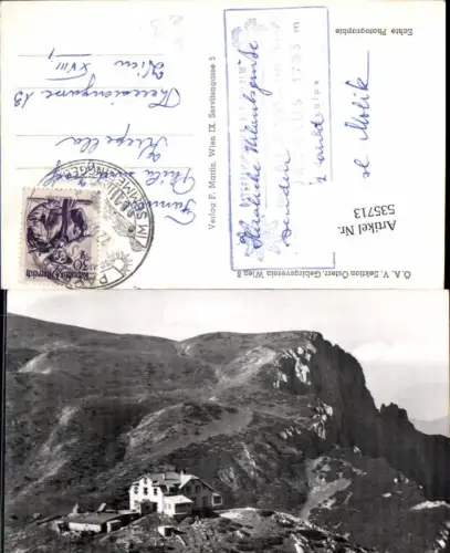 535713,Rax Raxalpe Gamseck Habsburghaus Payerbach