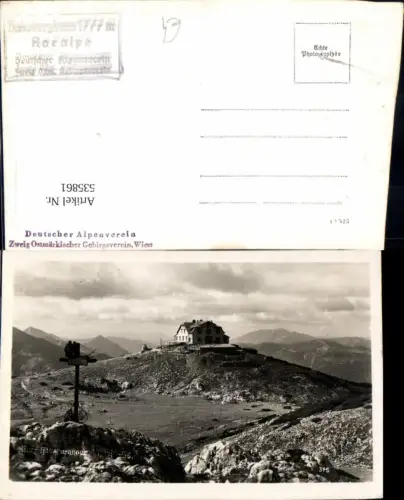 535861,Rax Raxalpe Ottohaus Payerbach