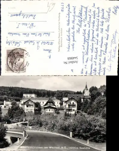 544968,Mönichkirchen am Wechsel Straßenansicht