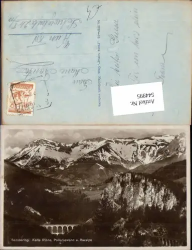 544995,Semmeringbahn Semmering Polleroswand Raxalpe
