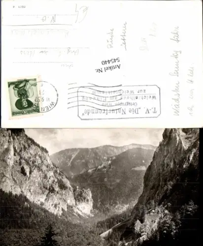 545440,Rax Raxalpe Höllental Hirschwang Reichenau Naturfreunde Stempel