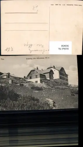 563458,Rax Erzherzog-Otto-Schutzhaus Großau Reichenau an der Rax pub Julius Seiser 3611