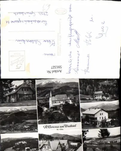 591327,Mehrbild Ak St. Corona am Wechsel Kirche Oedenhof Orthof Unternberg