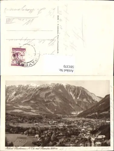 591370,Reichenau a. d. Rax m. Raxalpe pub Ledermann 19191