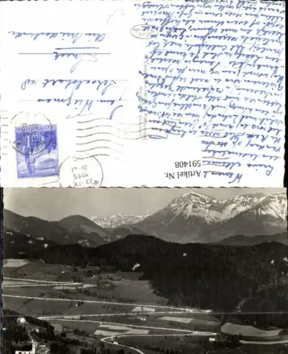 591408,Foto Ak Maria Schutz geg. Schneealpe Schottwien