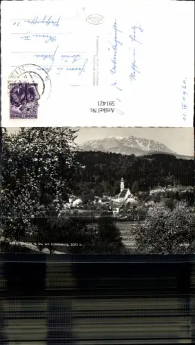 591421,Foto Ak Seebenstein m. Schneeberg