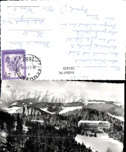 591429,Foto Ak Semmering a. d. Rax Winterpartie