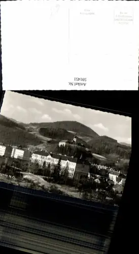 591451,Foto Ak Gloggnitz Ansicht m. Schloss
