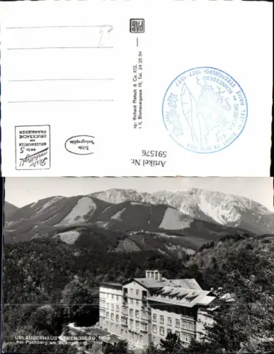 591576,Foto Ak Urlauberhaus Strengberg b. Puchberg a. Schneeberg
