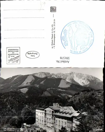 591578,Foto Ak Urlauberhaus Strengberg b. Puchberg a. Schneeberg