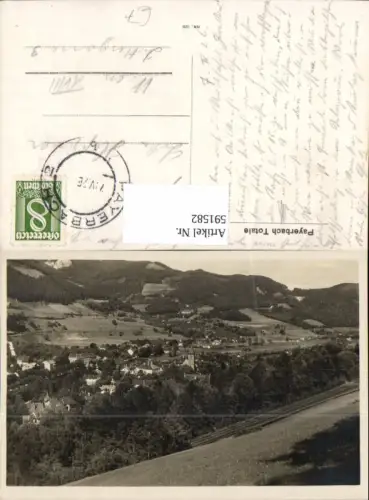 591582,Foto Ak Payerbach Totale