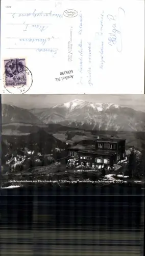 609398,Liechtensteinhaus Hirschenkogel Semmering