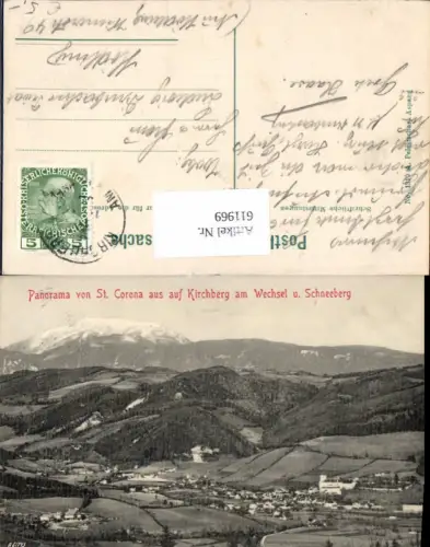 611969,St. Corona am Wechsel Kirchberg am Wechsel