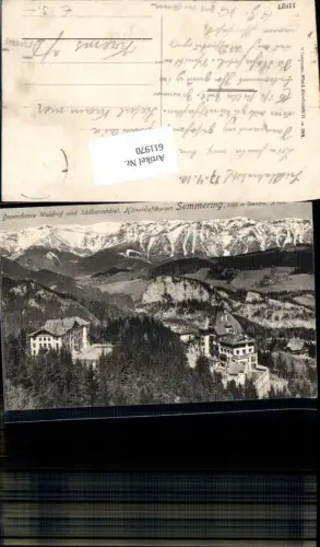 611970,Semmering Waldhof Hotel Südbahnhotel pub Ledermann 11827