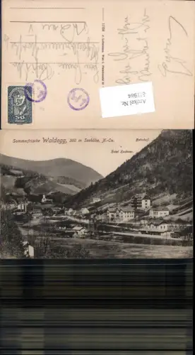 611984,Waldegg Hotel Kuchner Bahnhof Ledermann 11754