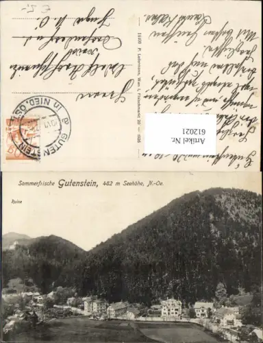 612021,Gutenstein Ruine pub Ledermann 14406