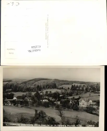 612564,Unternberg bei St. Corona am Wechsel Kirchberg am Wechsel um 1940