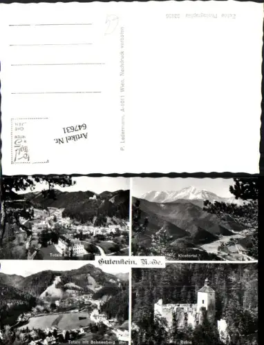 647631,Gutenstein Ruine Semmering