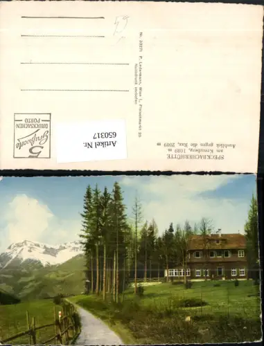 650317,Speckbacherhütte Kreuzberg Breitenstein Ausblick geg. d. Rax