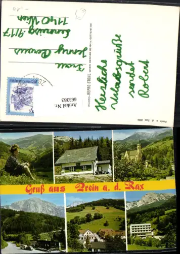 663383,Mehrbild Ak Prein a. d. Rax Ansichten Reichenau an der Rax