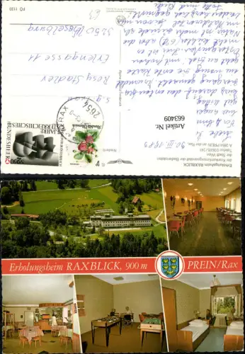 663409,Mehrbild Ak Reichenau Prein a. d. Rax Erholungsheim Raxblick