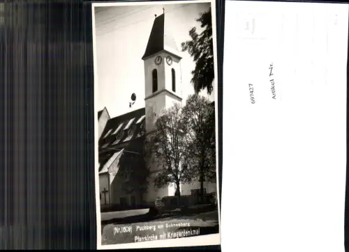 697427 Puchberg am Schneeberg Pfarrkirche Kriegerdenkmal