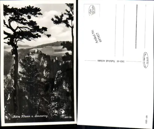 697457 Ruine Klamm am Semmering Breitenstein