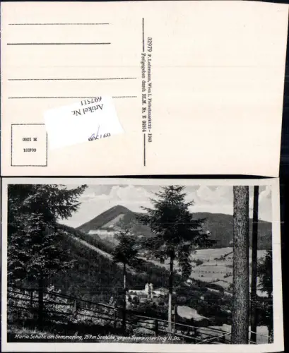 697511 Maria Schutz am Semmering