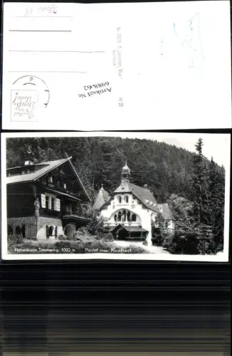 698862 Semmering Pfarrhof Kircherl