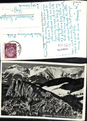 699127 Semmering Polleroswand Rax Raxalpe Semmeringbahn
