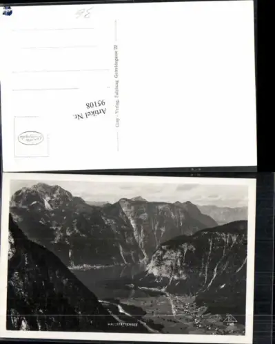 95108,Hallstatt Hallstättersee vom Berg pub Lenz 1145