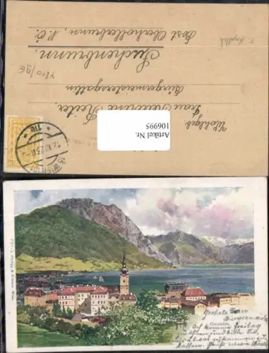 106995,Tolle Litho Gmunden am Traunsee Philipp e Kramer CXI-1