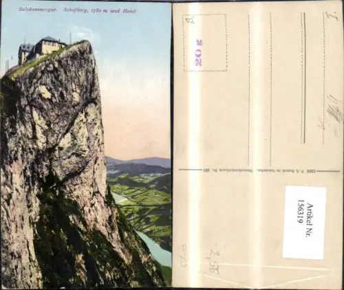 156319,Schafberg u. Hotel St Wolfgang pub F E Brandt 221
