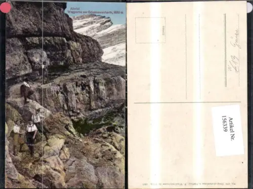 156339,Almtal Grünalm Wegpartie z. Grieskaarscharte m. Personen