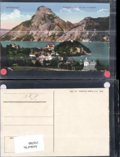 156580,Traunkirchen m. d. Traunstein Traunsee Salzkammergut pub F E Brandt 106 c