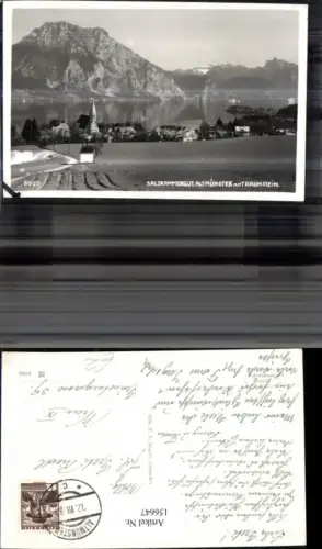 156647,Altmünster m. Traunstein Traunsee Salzkammergut 1936 pub F E Brandt 5033