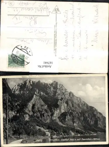 167441,Gmunden Gasthof Hols´n m. Traunstein