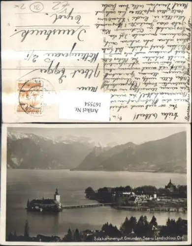 167554,Salzkammergut Gmunden See u. Landschloss Orth pub Brandt 5006