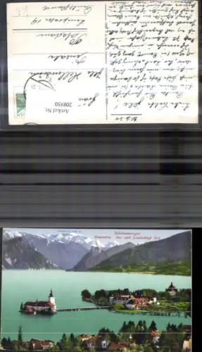208950,Gmunden Salzkammergut See u. Landschloss Ort pub F. E. Brandt 1350