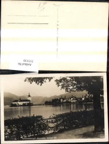 213130,Gmunden Schloss Ort Salzkammergut pub F. E. Brandt 5010