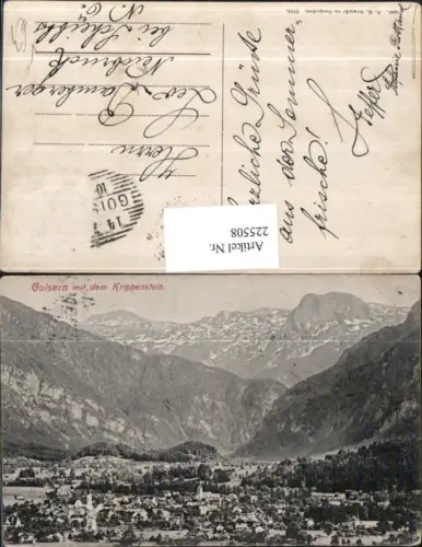 225508,Goisern m. d. Krippenstein Totale pub F. E. Brandt 2153