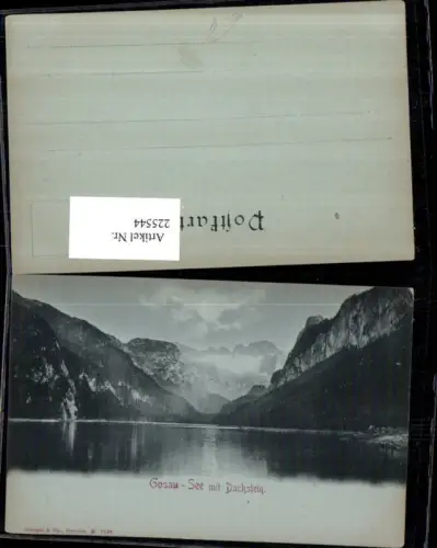 225544,Mond Litho AK Gosau-See m. Dachstein Bergkulisse pub Stengel e Co 2609