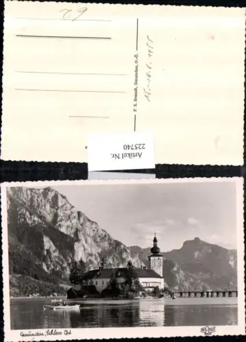 225740,Gmunden Schloss Orth pub F. E. Brandt 9767