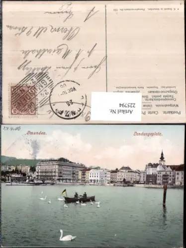 225794,Gmunden Landungsplatz pub F. E. Brandt 101
